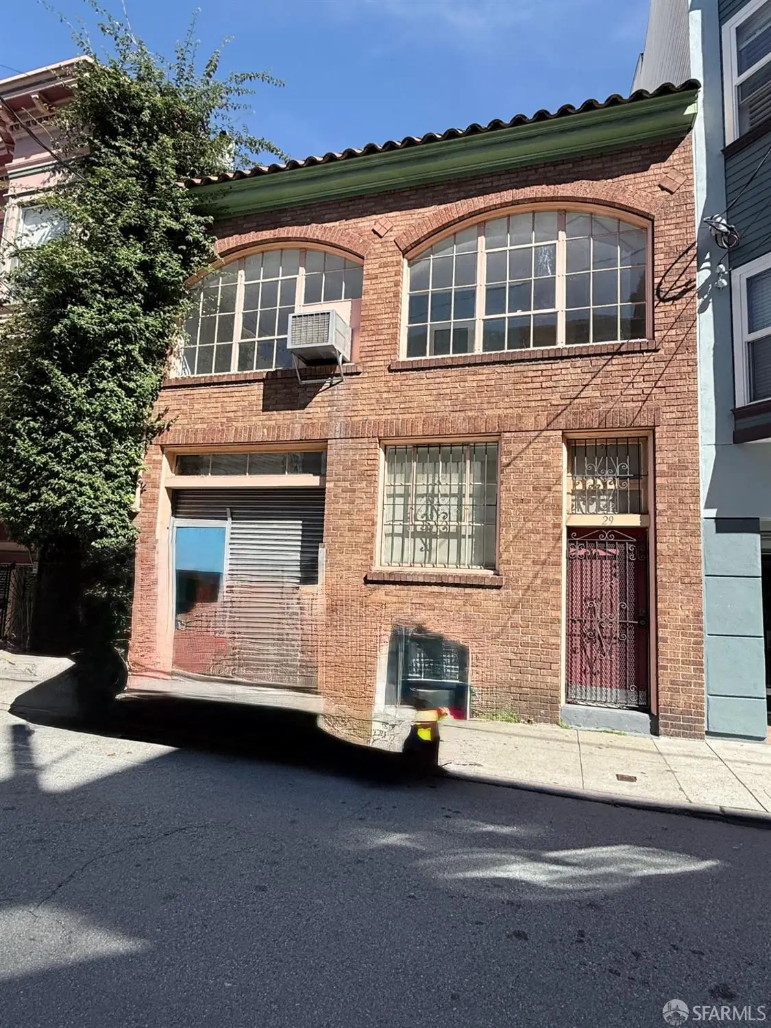 Brick commercial building at 29 Moss Street, San Francisco