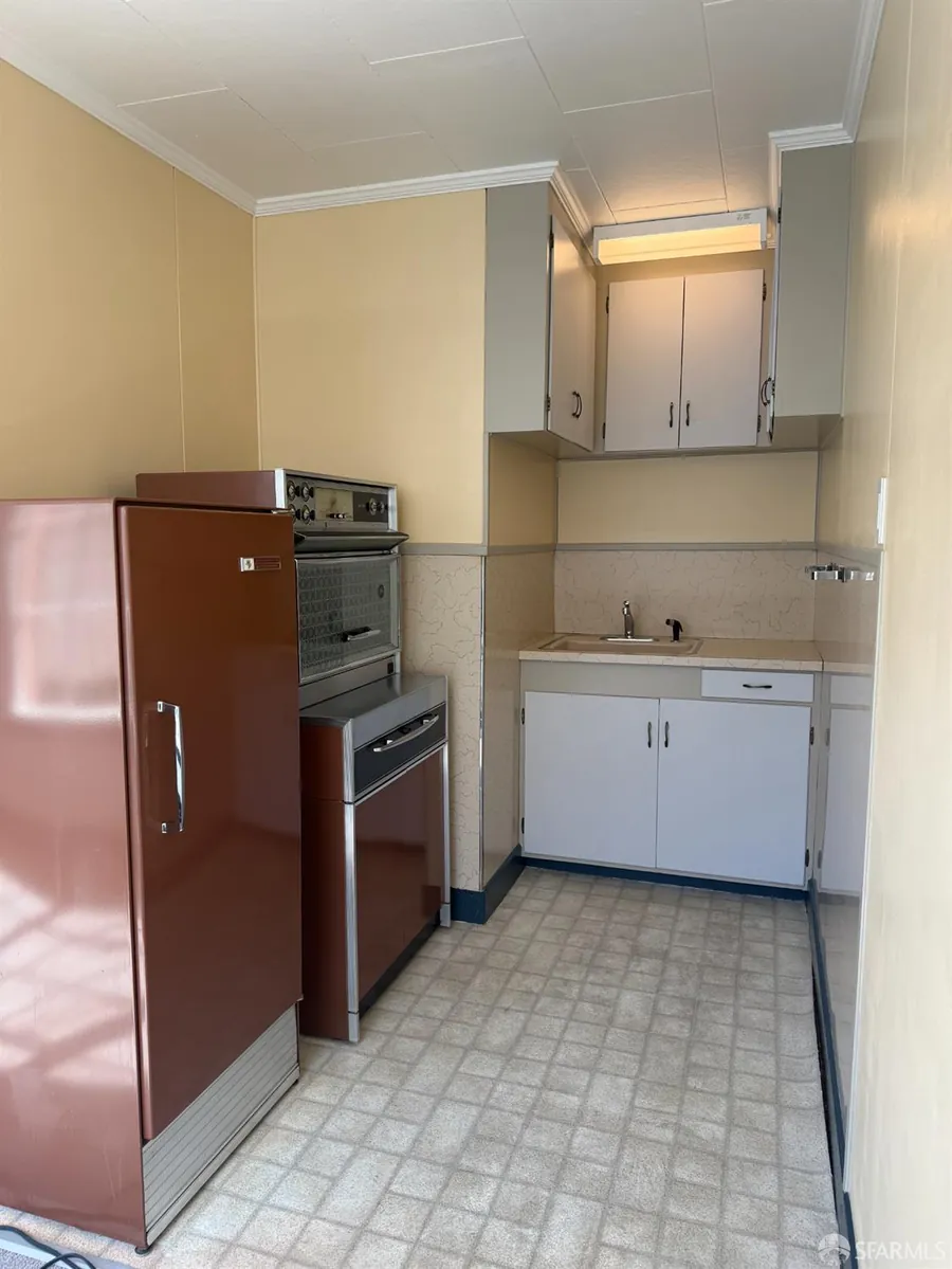 Kitchenette on the upper floor