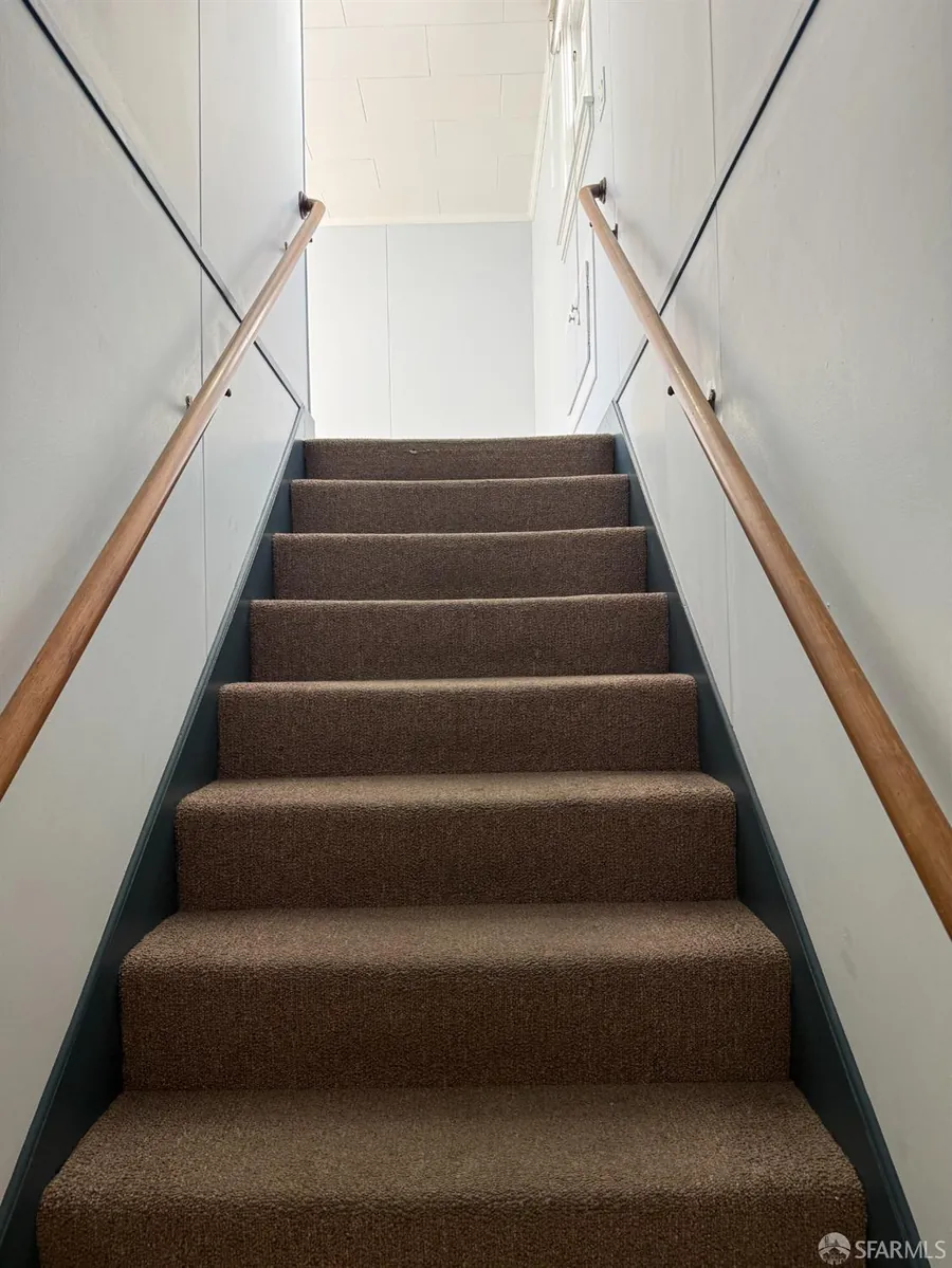 Stair to the upper floor