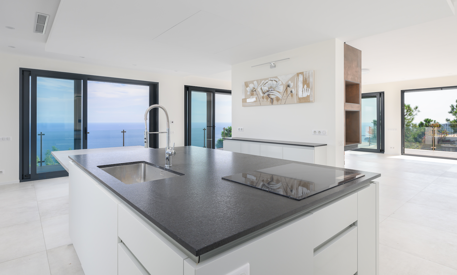 How American High Earners Can Leverage Their Purchasing Power for a Better Life on the French Riviera 2 Realtor on the French Riviera , Asher McInerney , Agent , Real Estate Agent Ref 11945, Oversized Island in Custom-Built Chef's Kitchen