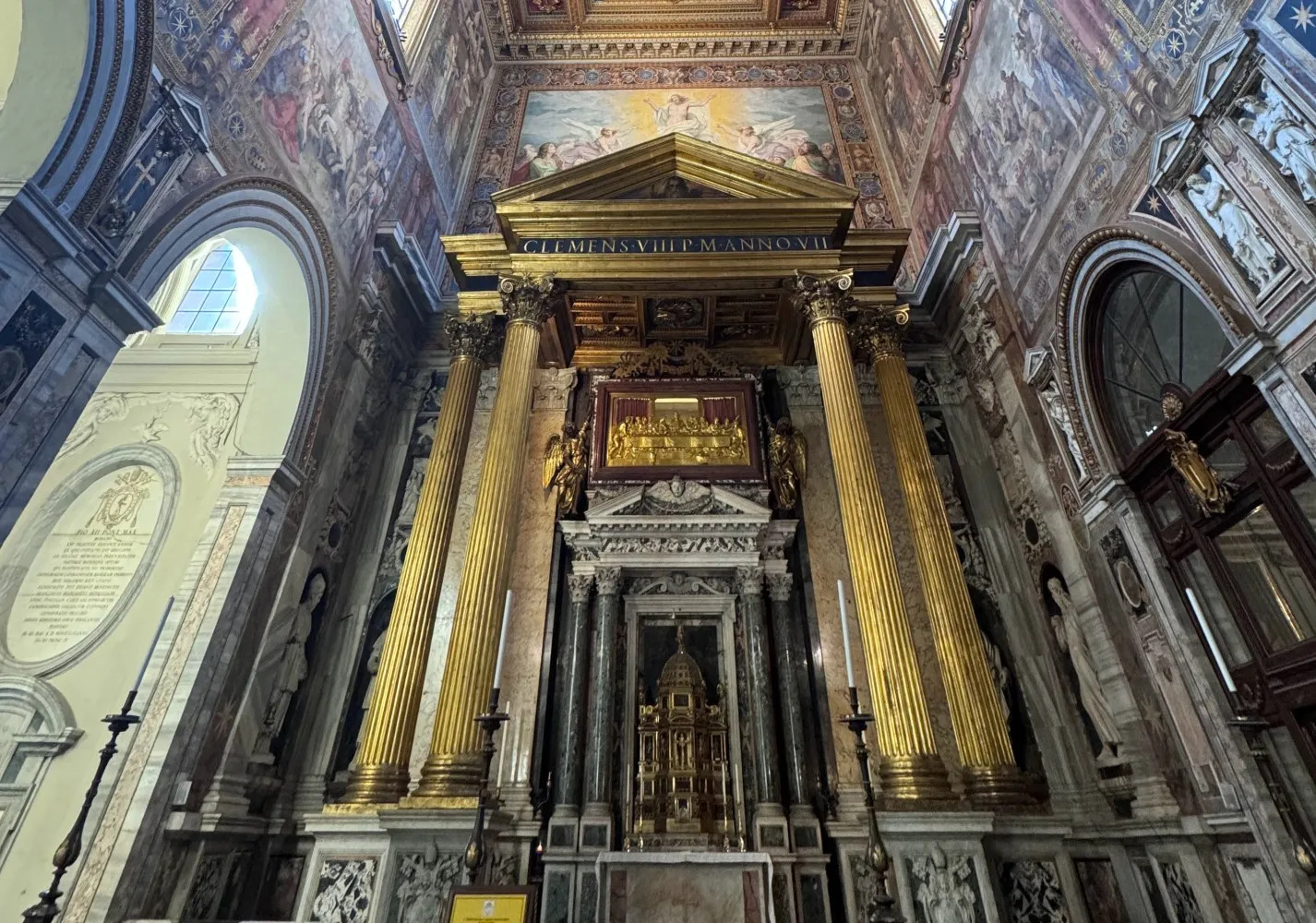 The Altar Housing Relics from the Last Supper in Santo Giovanni Laterano